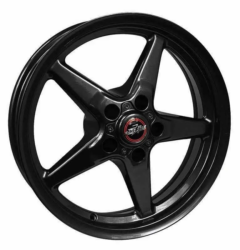 Race Star 92 Drag Star Wheel – 17X4.5", 5X135Mm Bolt Circle, 1.75" Backspace, Gloss Black 1