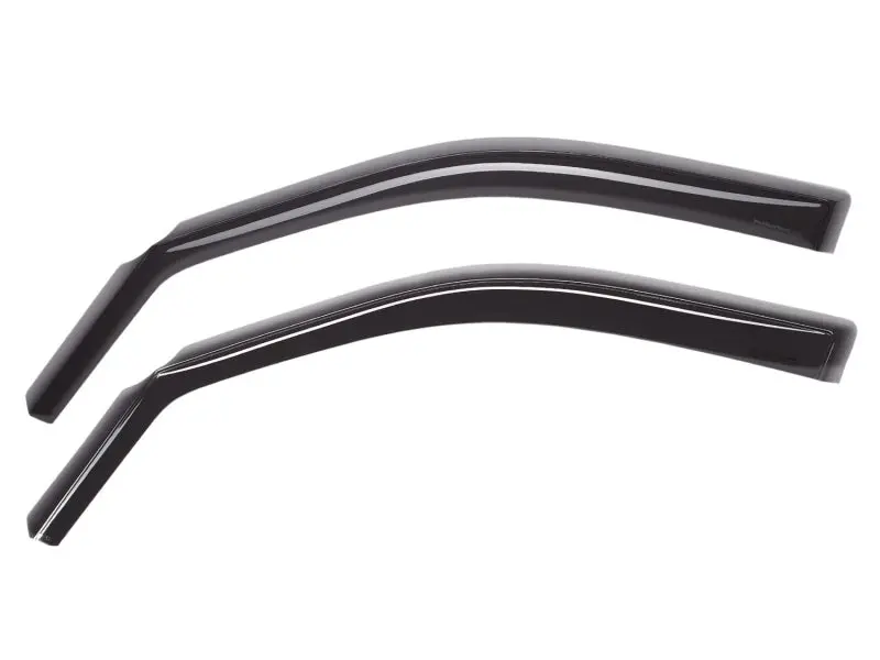 Weathertech Side Window Deflectors For 2019+ Chevrolet Silverado 1500 Crew Cab – Dark Smoke Tint 1