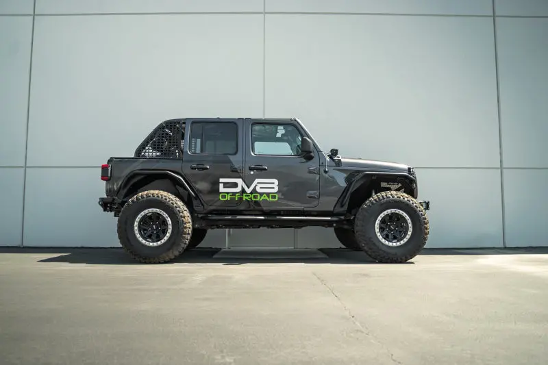 Dv8 Offroad Body-Mounted Step For 2018–2023 Jeep Wrangler Jl 4-Door (Pinch Weld Installation) 1