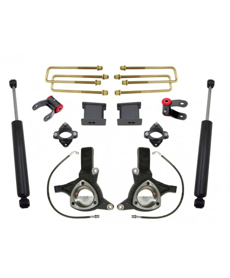 Maxtrac Maxpro Spindle Lift Kit – 7.5-Inch Front / 4-Inch Rear For 2007–2016 Gm C1500 2Wd With Cast Steel Suspension 1