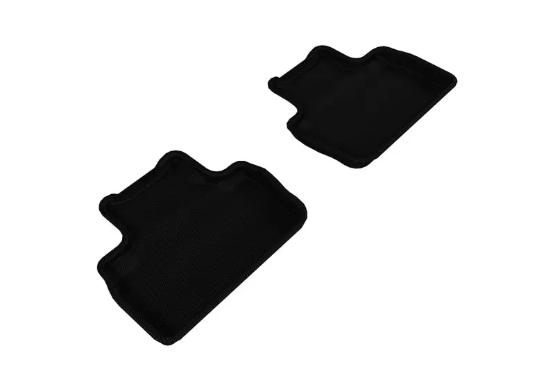 3D Maxpider Custom Fit Floor Mats – 2006–2013 Lexus Is Kagu, Second Row, Black 1