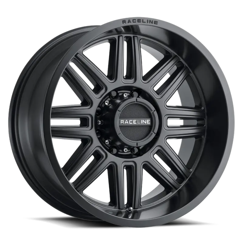 Raceline 948B Split Spoke Wheel – 20X9", 5X139.7, +18Mm Offset, 106.5Mm Bore, Satin Black 1