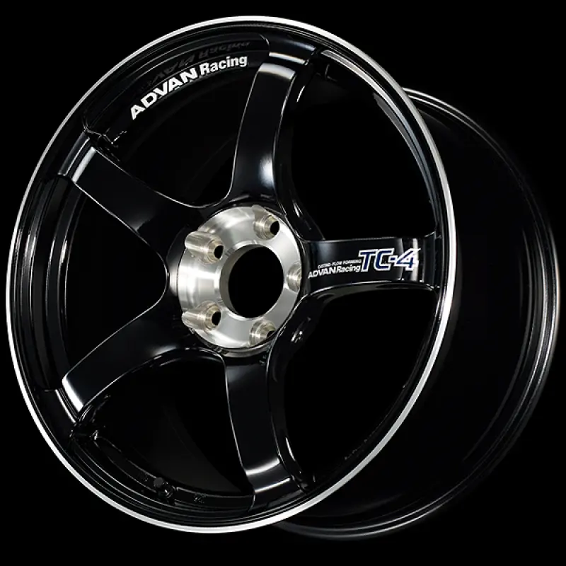 Advan Tc-4 Se 16X7.0 / +35 Offset / 5-114.3 / 73Mm Bore / Racing Gloss Black & Diamond Cut 1