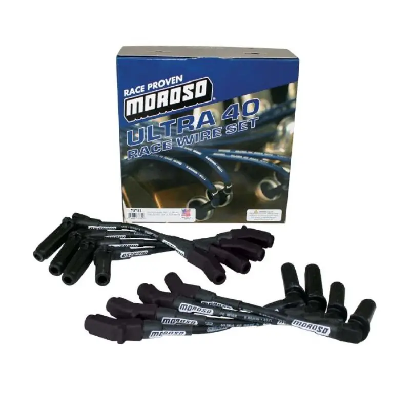 Moroso Ultra 40 Wire Set – Gm Ls Engines, Unsleeved, Black (Compatible With Part #68476) 1