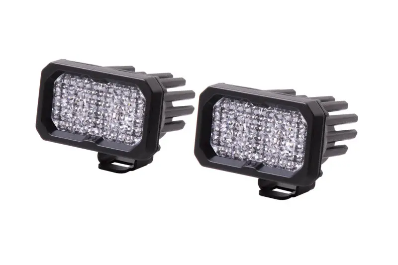 Diode Dynamics Stage Series 2-Inch Led Pod Pro – White Flood Beam, Rbl Ready (Pair) 1