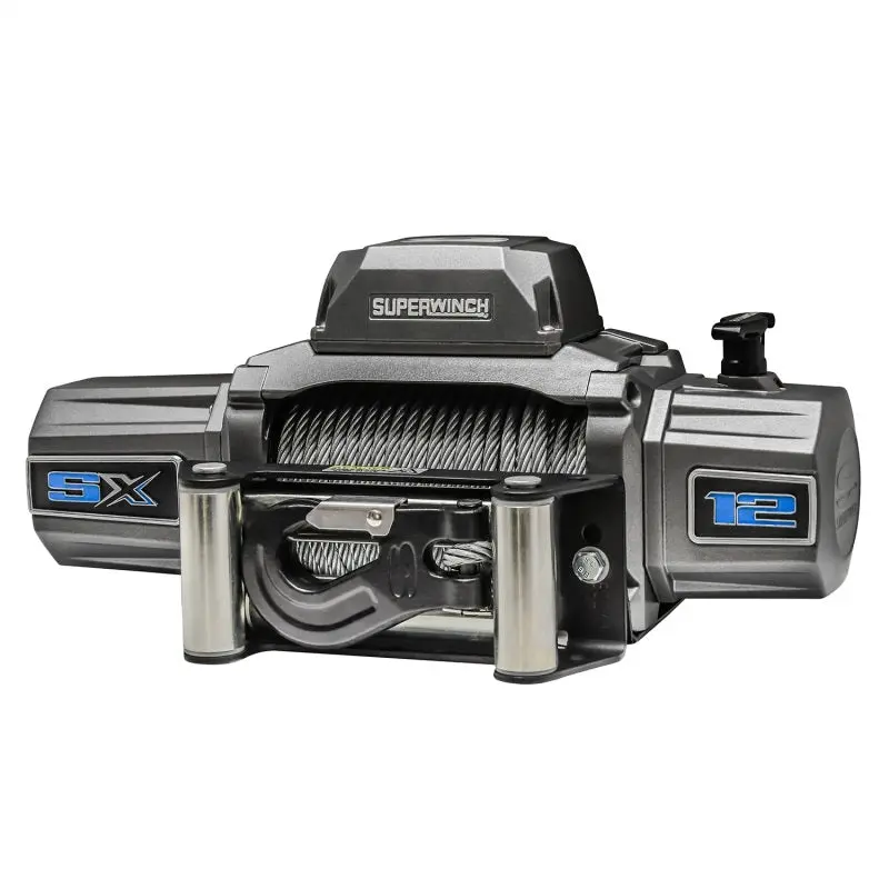 Superwinch Sx12000 Graphite 12V Dc Winch – 12,000-Lb Capacity, 3/8-Inch X 85-Foot Wire Rope 1