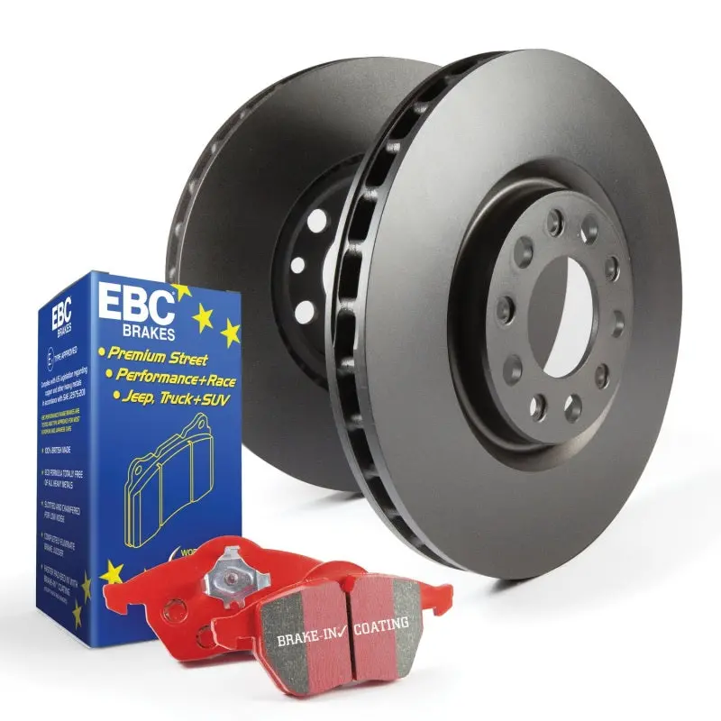 Ebc S12 Performance Brake Kit – Redstuff Pads + Rk Series Rotors 1