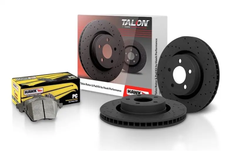 Hawk Talon High-Performance Slotted Brake Rotors 2