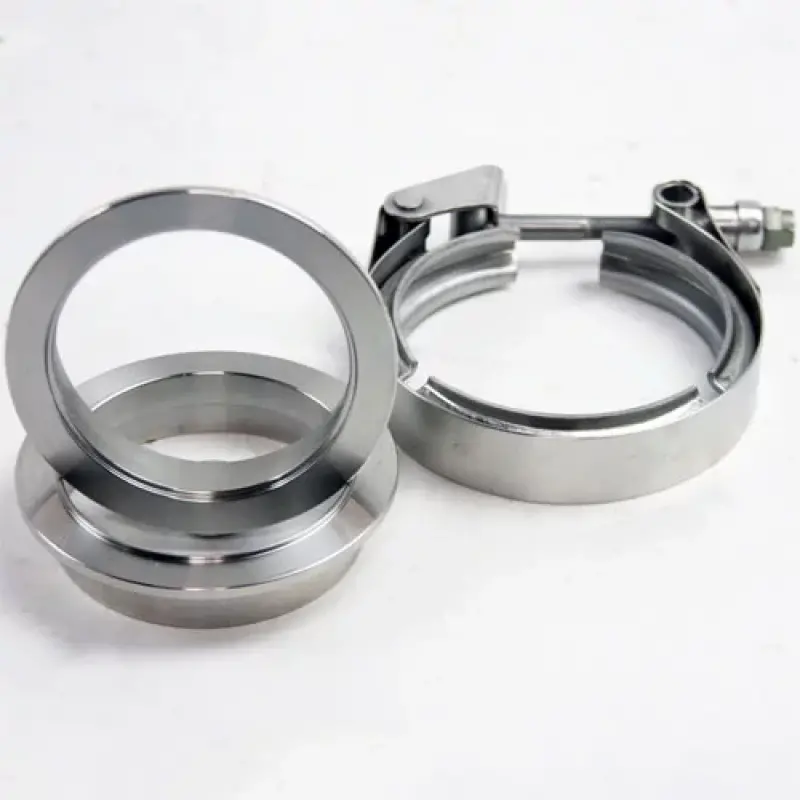 Granatelli 4-Inch V-Band Flange Adapter – Male-To-Female Mating Coupler For Exhaust Or Turbo Applications 1