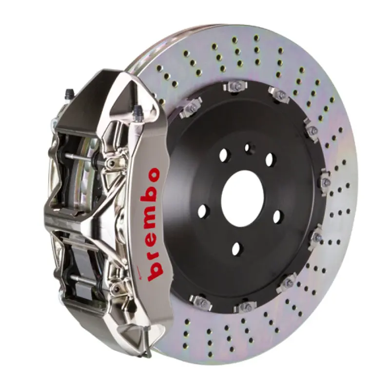 Brembo Gtr Big Brake Kit For 2008–2010 Porsche Cayenne Turbo – Front, 6-Piston Calipers, 405X34Mm Drilled Rotors 1
