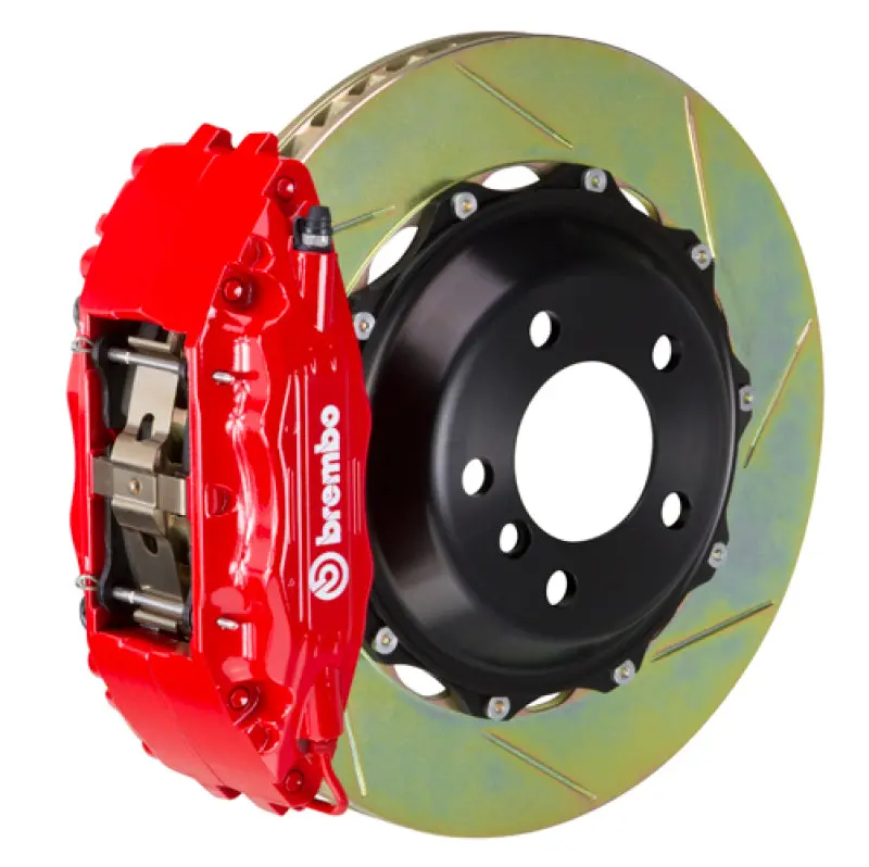 Brembo Gt Big Brake Kit For 2012–2016 Scion Fr-S – Front, 4-Piston Calipers, Slotted 332×32Mm Two-Piece Rotors – Red Finish 1