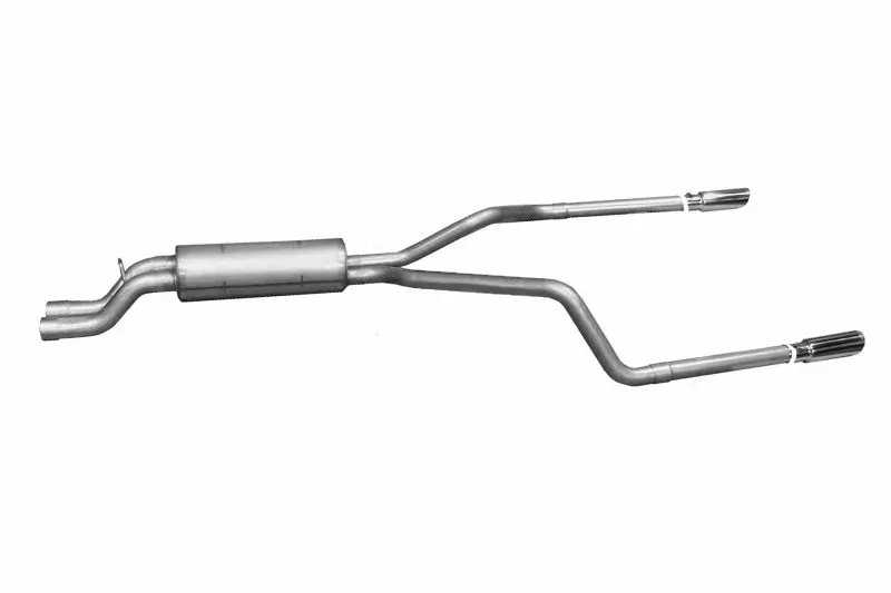 Gibson 02-05 Chevrolet Silverado 2500 Hd Base 6.0L 2.5In Cat-Back Dual Split Exhaust - Stainless 1