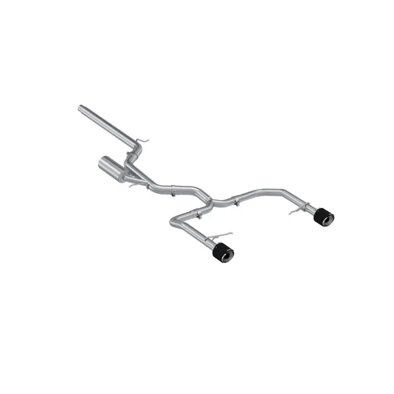 Mbrp T304 Stainless Steel Cat-Back Exhaust System For 2022 Vw Jetta Gli 2.0T – Dual 2.5" Tips With Carbon Fiber Accents 1