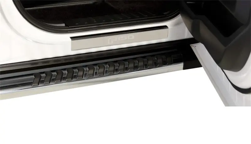 Putco Stainless Steel Door Sill Plates With Superduty Etching For 1999–2016 Ford Super Duty Regular & Super Cab 1