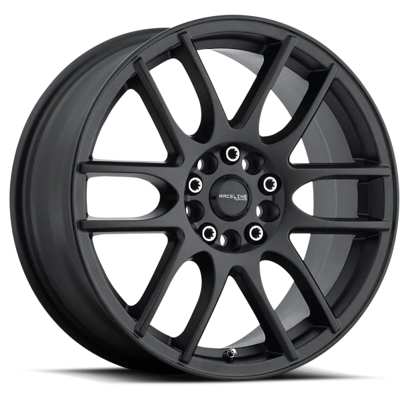 Raceline Mystique 18X7.5In Satin Black Alloy Wheel – 5X114.3/5X127, 42Mm Offset, 72.62Mm Bore 1