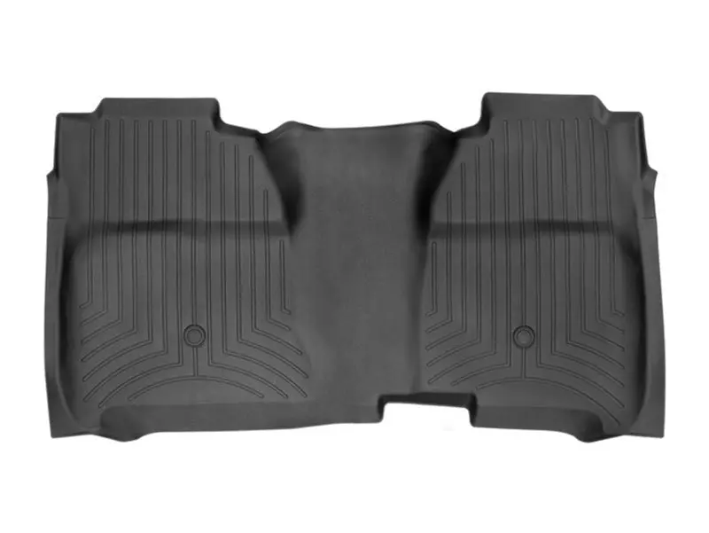 Weathertech Rear Vinyl Floorliner For 2014+ Chevrolet Silverado 1500 & Gmc Sierra Crew Cab – Black 1