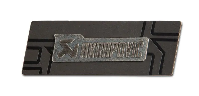 Akrapovič Silver Signature Badge – Premium Oem-Style Emblem 1